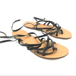 J. Crew ankle straps flat sandals
